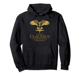 Ancient Roman Emperor Claudius - History Of Rome - SPQR Pullover Hoodie