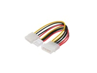 Shiverpeaks Bs78231-Hq, 0,2 M, Molex (4-Pin), 2 X Molex (4-Pin), Hankoppling, Hane/Hona, Rak