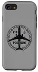 Coque pour iPhone SE (2020) / 7 / 8 P-8 Poseidon Avion militaire style vintage avant et arrière