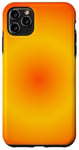 Coque pour iPhone 11 Pro Max Dégradé simple de couleur jaune et orange