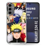 Cokitec Coque Renforcée pour Samsung Galaxy S24 FE Manga Naruto Team