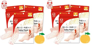 Baby Foot Deep Skin Exfoliation Peeling 30 Minutes Easy Pack 3D x 6 Packs