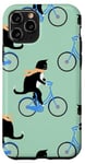 Coque pour iPhone 11 Pro Cat Riding Bicycle with neck warmer for cat & bike lovers