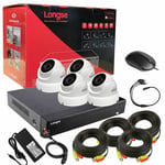 Longse 8MP CCTV 4K DVR System 2TB Outdoor Turbo HD Home Camera Security Kit UK 