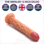 13 Inch Dildo Sex Toy Huge Thick Penis Real Feel Realistic Suction Cup Adult UK