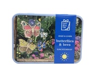 Apples To Pears Gift In A Tin Butterflies & Bees Suncatcher Kit