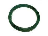 box  Of 10 Green Plastic Coated Garden Fence Wire 2 Mm X 1.4 Mm X 15 Metres