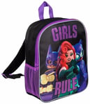 THE LEGO BATMAN MOVIE 'GIRLS RULE' KIDS JUNIOR BACKPACK SCHOOL BAG OFFICIAL 8039