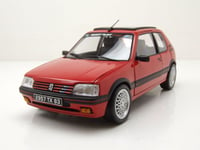 Peugeot 205 Gti 1.9 Pts-Deko 1991 Maquette de Voiture Rouge 1:18 Norev