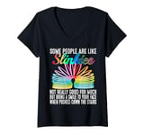 Womens Funny Sarcastic Some People Are Like Slinkies V-Neck T-Shirt