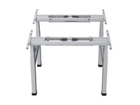 Ergo Office Er-404G Electric Double Height Adjustable Standing/Sitting Desk Frame Without Desk Tops Gray