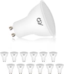 GY GU10 LED Bulbs Cool White 6500K,8W 800lm Energy 12 count, White-cool