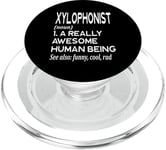 Définition du lecteur de xylophone drôle - Xylophoniste PopSockets PopGrip pour MagSafe