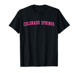 Colorado Springs CO Little London Throwback Pink Grunge T-Shirt