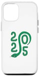 Coque pour iPhone 12/12 Pro Bonne année chinoise - Symbole serpent vert Nouvel An 2025