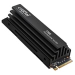 Crucial T705 SSD 4To PCIe Gen5 NVMe M.2 SSD Interne Gaming avec Dissipateur Premium, jusqu’à 14.100Mo/s, Microsoft DirectStorage, Rétrocompatibilité PCIe 4.0 - CT4000T705SSD5