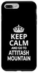 iPhone 7 Plus/8 Plus 'Keep Calm And Go To Attitash Mountain Ski Resort!' Saying Case