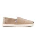 Toms Mens Alp Forward Shoes - Natural Canvas - Size UK 12