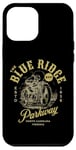 Coque pour iPhone 12 Pro Max Blue Ridge Parkway BRP Vintage Moto