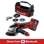 Einhell Cordless Angle Grinder 115mm 18V With Battery Charger TE-AG 18/115 PXC