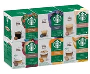 STARBUCKS Mixed Cup Variety Pack NESCAFE Dolce Gusto 6x12 Coffee Pods 72 Capsule