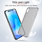 ESR iPhone XR Case Essential Series Soft TPU Gel Back Cover - Clear/Black