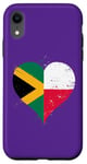 iPhone XR Vintage Flag in Heart for Jamaica Poland A Jamaican Polish Case