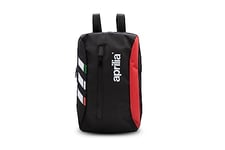 Aprilia Unisex's E-Scooter Bag&Backpack Duffel Bag, Black with Red Inserts, 5L