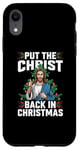 iPhone XR Put the Christ Back in Christmas Christian Faith Holiday Case