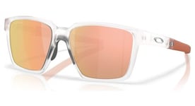 Lunettes oakley actuator sq matte clear   prizm rose gold polarized   ref   oo9430 0757