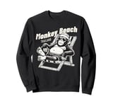 'Monkey Beach' Thailand s Indonesia Traveller's Sweatshirt