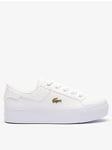 Lacoste Ziane Platform 124 2 Cfa Trainer - White, White, Size 8, Women