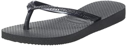 Havaianas Girls Slim (Mini Me), Black, UK child 10/11