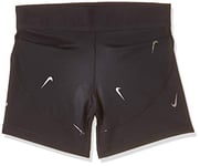 Nike Women W NP AOP MTLC SWSH 5IN Shorts - Black, Large