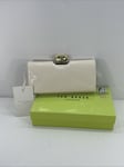 Ted Baker Large Nude Metal Cube Patent Matinee  Karron Purse