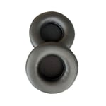 Earpads Coussinets de Rechange Coussinets d'oreille Oreillette de Remplacement Coussins en Mousse pour Casque Jabra Evolve 20 20se 30 30II 40 65 65+ noir, cache-oreilles en cuir PU