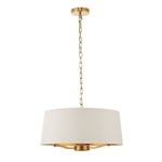 Endon 67667 Harvey 3 Light, brushed satin gold, single