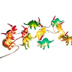 Jul Dinosaur String Lights 1,5 m 10 Led Ljus Ornament Dekor Tillbehör för Hem Barn Rum Nursery Dekoration