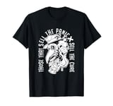 Those That Sell The Panic Sell The Cure Plague Doctor. T-Shirt