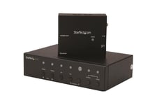 StarTech.com Multi-Input HDBaseT Extender with Built-in Switch - DisplayPort VGA and HDMI Over CAT5e or CAT6 - Up to 4K - up to 230 ft (STDHVHDBT) - förlängd räckvidd för audio/video - HDMI