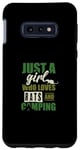 Galaxy S10e Just a girl who loves rats and camping - Camper Camping Rat Case