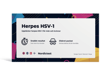 Snabbtest för Herpes HSV-1