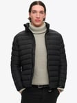 Superdry Fuji Print Padded Jacket, Black