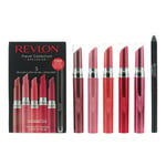 Revlon Lipstick Set 5 x Ultra HD Gel Lipcolour + Black Eyeliner