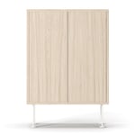 Decotique Vogue 64 Skap, White Pigmented Oak / Hvit Hvitpigmentert Eik MDF