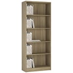 Furniture To Go | 4You, Sonama Oak, Tall Wide Bookcase Bookcase