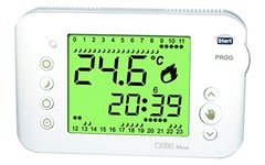 MIRUS BLANCO. CRONOTERMOSTATO SEMANAL 3 TEMPERATURAS PROGRAMABLES. DISPLAY BACK LIGHT