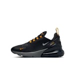 Nike Air Max 270 GS UK 5 EUR 38 Black Sliver HF0027 001