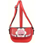 Sac Bandouliere Mac Alyster  Petit sac à rabat  Impression rouge motif fleur