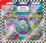 Pokémon Jeu DE Cartes À COLLECTER : Gomme Blister pour la rentrée Scolaire - Wampitz (1 Gomme et 2 boosters)